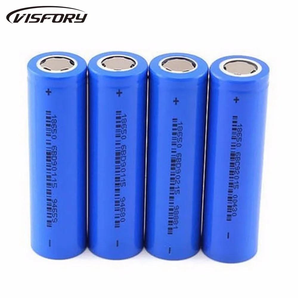 

4pcs/lot 18650 Li-ion battery 2400mAh 3.7v Battery 18650 lithium Rechargeable battery For laser pens, flashlights 18650
