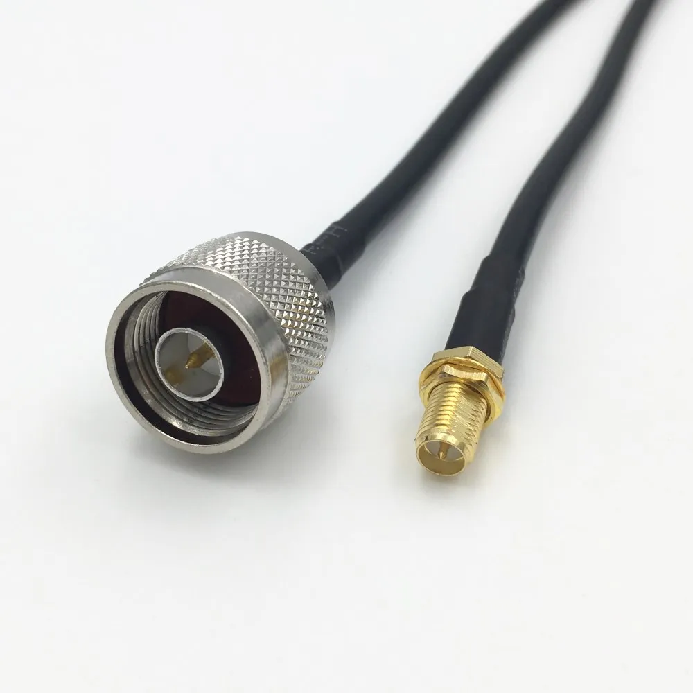 Обжимный кабель 1 шт. RG58/LMR195 штекер N SMA RP 4 типа Разъем RF коаксиальный разъем 15 см 20