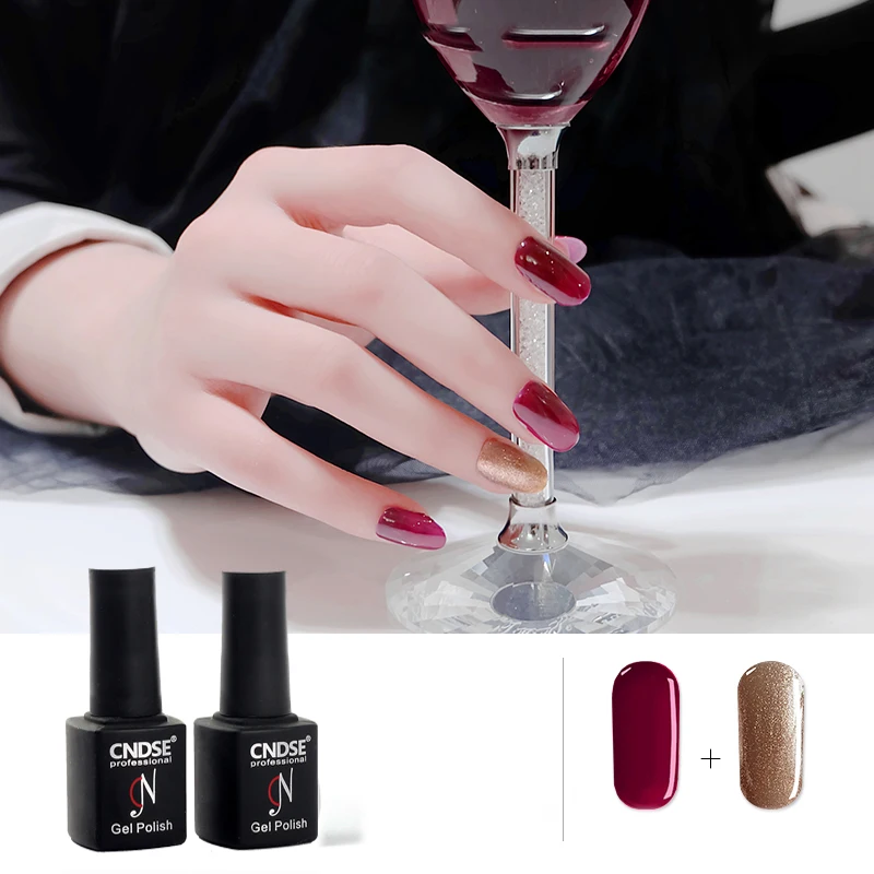 CNDSE Unids Limpieza Mate Top Coat uñas Polaco Del Gel de Larga Capa De Acabado Mate LED UV Gel pegamento Goma Base Gel Laca Mate