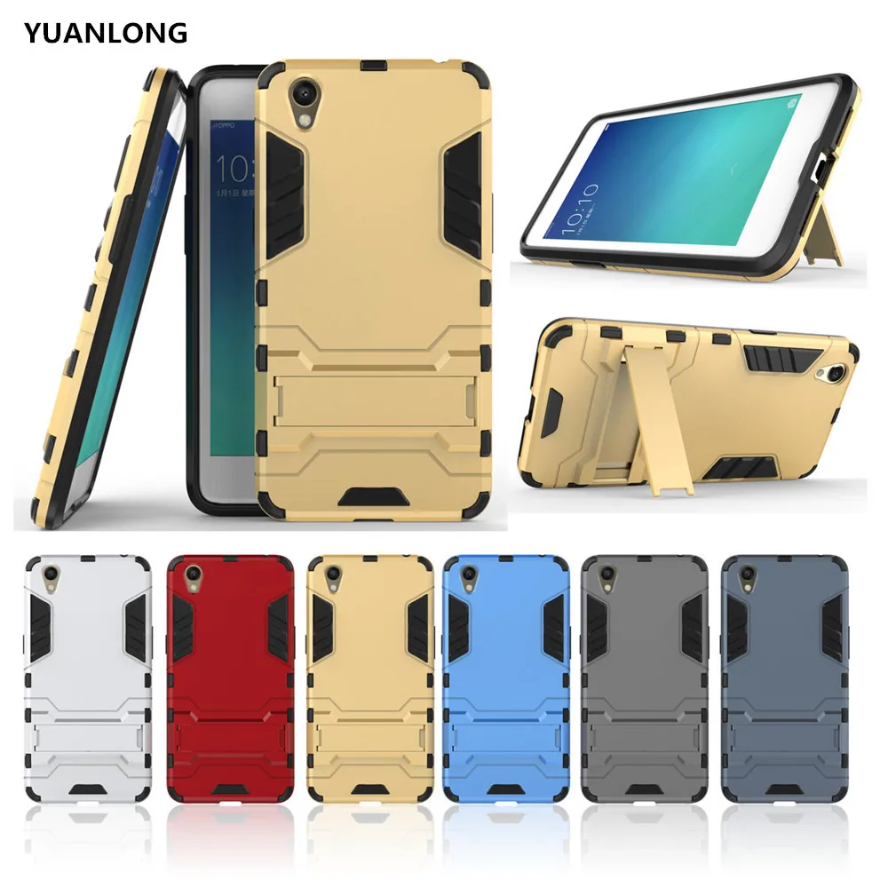 Buy YUANLONG Phone Case For OPPO A37 NEO9 Shockproof Armor Silicon Hard Stand