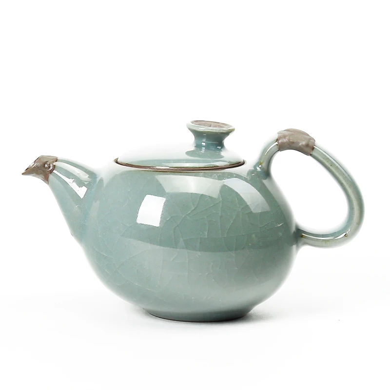 

Ceramic Ice Crack Glaze Teapot Kiln Teapot Kung Fu Tea Set Single Pot Large With Filter Household Teapot 47