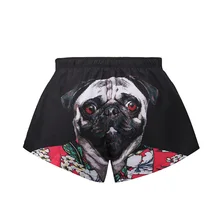 Женские пляжные шорты для плавания, купальные плавки, новинка, пляжные шорты с 3D-принтом, быстросохнущие Бермуды, женский купальный костюм