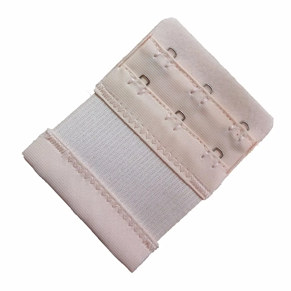 Buy Ajustable 2 Rows 3 Hooks Bra Clasp Extender Strap