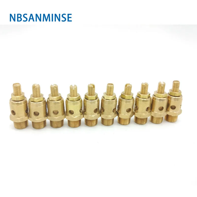 

10Pcs/lot PDK 1 Pneumatic Parts Exhaust Muffler Throttle Valve Pneumatic Silencer Brass Fitting Sanmin
