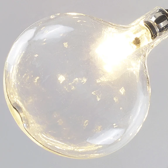 Светодиодный g4 постсовременный Железный стеклянный черный подвесной светильник люстра со светодиодным освещением светодиодный светильник для фойе