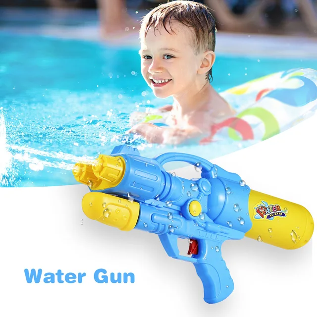 Hot Sale Water Gun Plastic Dual Hole Nozzle Pull Water Gun Soaker