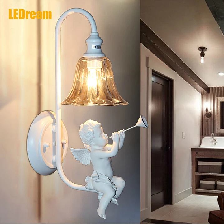

Northern American creative contemporary and contracted sitting room corridor balcony bedroom angel the head of a bed wall lamp