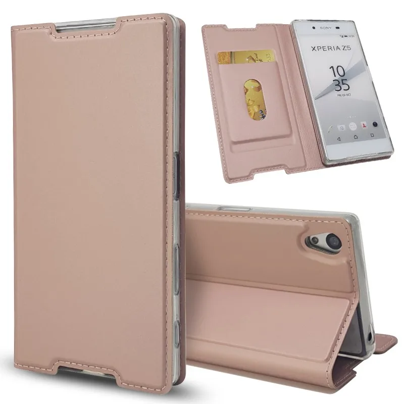 Fashion Cases For Sony Xperia Z5 E6653 E6603 E6633 E6683 Leather Wallet Case Phone Accessory Etui Capinha Carcasa Coque Capa (1)