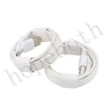 10 шт./лот 1 м 2 м 8-контактный usb-кабель для зарядки iPhone 7 8X6 6s Plus 5 5S 5C SE новейший IOS10 белый кабель для синхронизации данных