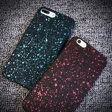 100 шт оптом для iPhone 7, 7plus чехол для телефона блестящие звезды жесткие чехлы для телефона для iPhone 6 6plus защитные чехлы Coque