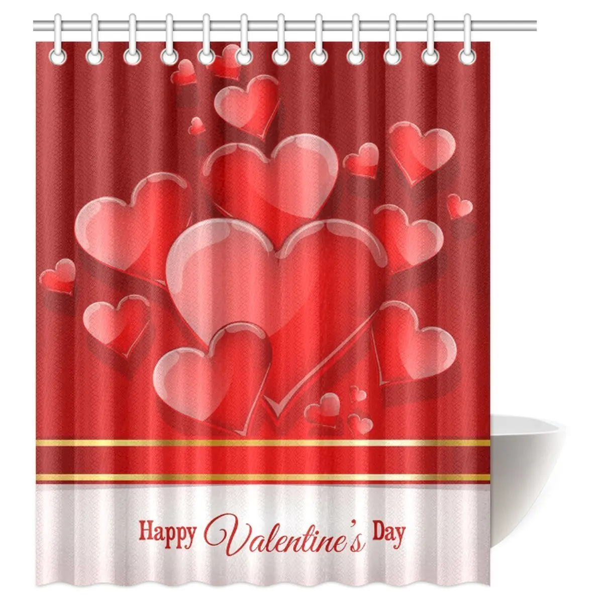 Online Get Cheap Valentine Shower Curtains -Aliexpress.com Memory Home Valentines Day Love Waterproof Polyester Fabric Shower Curtain Funny Bathroom Decoration Red Heart Picture - Online Get Cheap Valentine Shower Curtains -Aliexpress.com