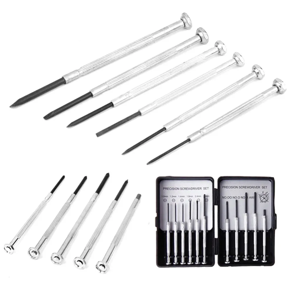 

11pcs Precision Multifunction Mini Small Screwdriver Set With Slotted Phillips Bits For Watch Glasses Screw Driver Repair Tools