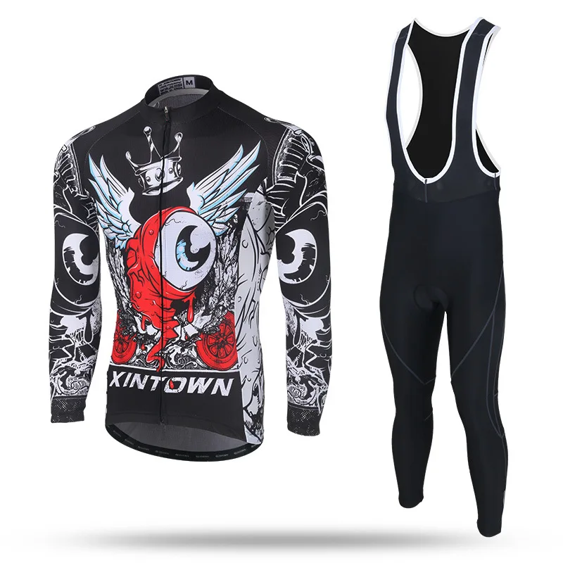 

XINTOWN Tightly Cycling Wear Long Sleeved Suit Bicycle Service In Winter and Autumn Moisture Quick Drying Underwear