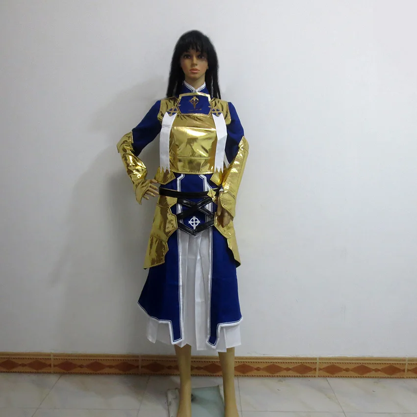 Sword Art онлайн Алисия SAO Alice Eugeo Synthesis 35 два Хэллоуин униформа наряд костюм для косплея любого размера