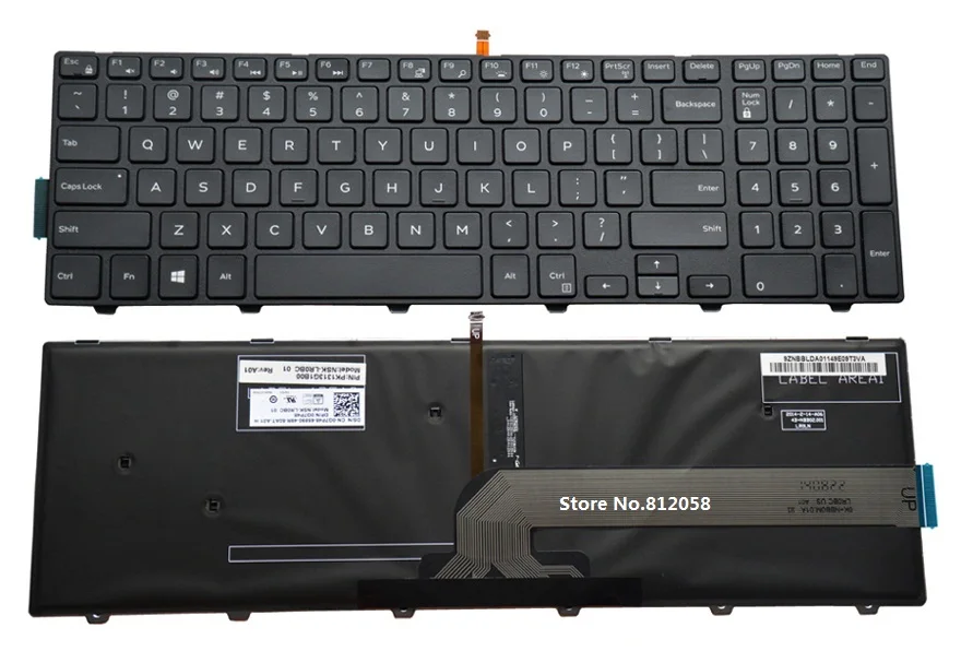 SSEA New keyboard backlit For Dell Inspiron 15 5000 Series 5542 5543 5545 5547 5548 5551