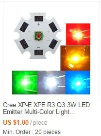 5 Канал 21 Светодиодов Cree XPE XTE XPG2+ Semileds UV УФ привело 395NM 415NM+ Epileds 660NM Led Коралл Растет привело Moudle Излучатель Лампы Свет Для Морских XR30W Pro Аквариум Led свет