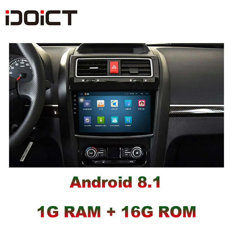 Excellent IDOICT Android 8.1 Car DVD Player GPS Navigation Multimedia For Great Wall haval H3 H5 Radio 2009-2012 2013-2016 WIFI 5