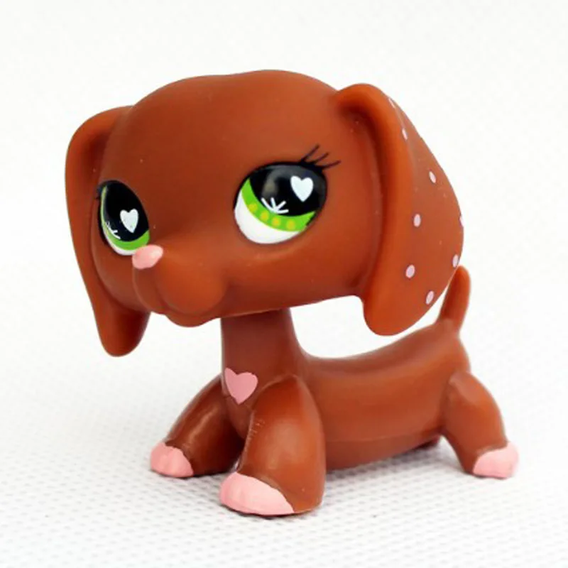 Us 462 20 Offzwierzę Domowe Sklep Jamnik 556 śliczne Małe Brązowe Różowe Serce Kiełbasa Pies Lps Rysunek W Figurki I Postaci Od Zabawki I Hobby