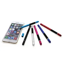 2 в 1 стилус с сенсорным экраном+ Шариковая ручка для iPhone для планшетного смартфона