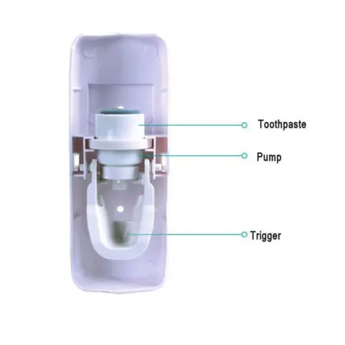 Автоматическая соковыжималка зубная паста подставка для настенного монтажа Высококачественная пластиковая зубная щетка, дозатор держатель