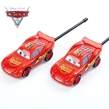 font b Disney b font Cars 3 Kids Interphone Juguetes Electronic Toys Walkie Talkies Intercom