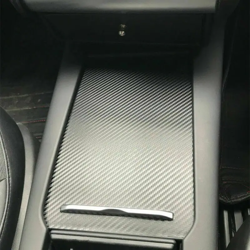 Protector Anti-collision Sticker Paper Decal Trim Carbon Fiber Style Console Box For Tesla Model S X | Автомобили и мотоциклы