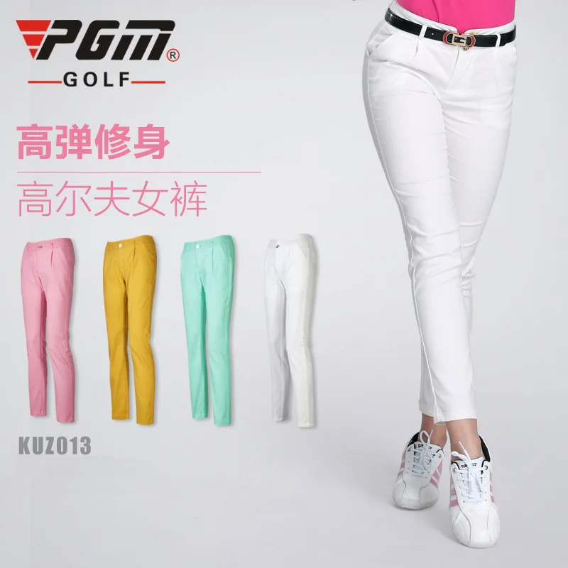 Empfohlen 8OYhm The new PGM womens pants candy color high velocity air dry golf pants sports trousers freeshipping