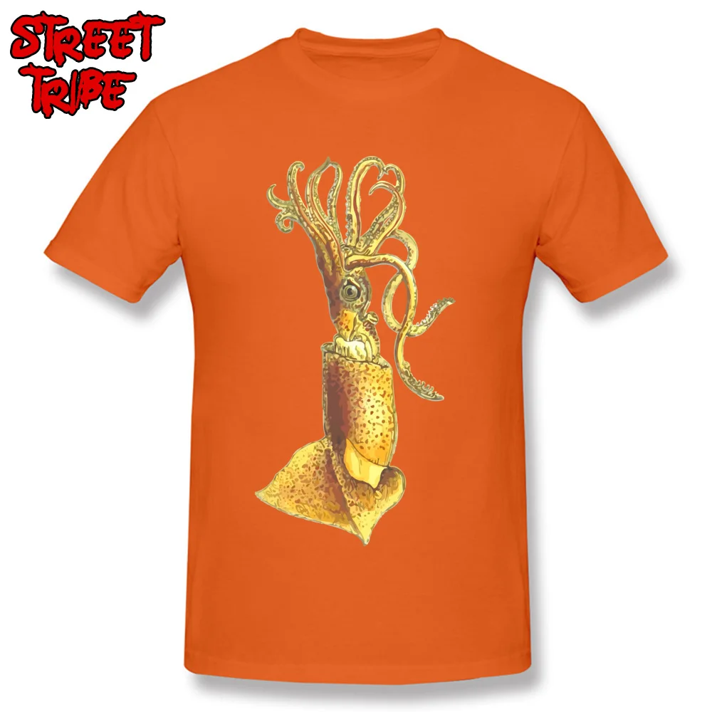 animal 1298875 Summer/Autumn 100% Cotton Crewneck Tees Short Sleeve Funny T Shirt Discount Europe T-shirts Top Quality animal 1298875 orange