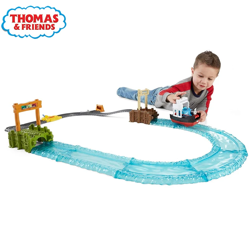 Оригинальный набор лодок и морепродуктов Thomas and Friends Trackmaster электрическая серия