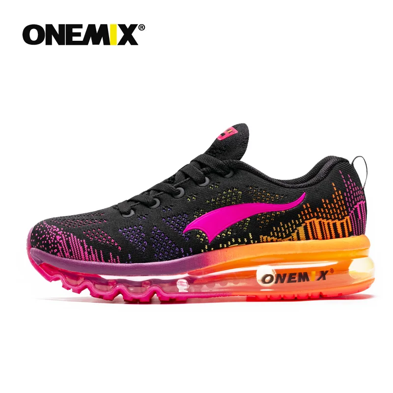 ONEMIX женская спортивная обувь для бега Женская прогулочная обувь с дышащей сеткой Светоотражающая спортивная обувь женские кроссовки большой размер 43