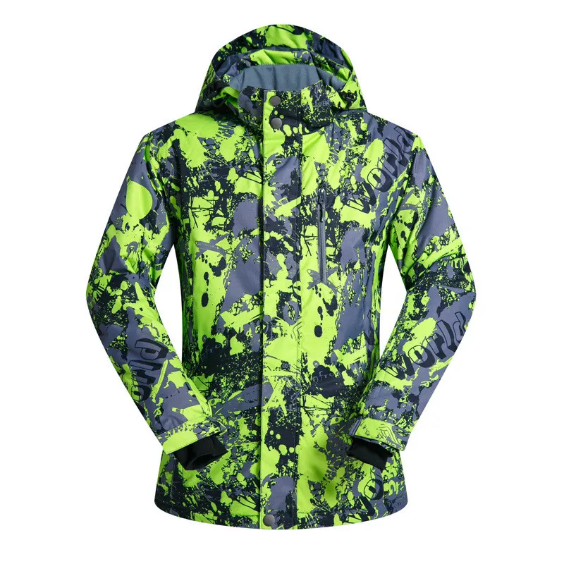 

Winter Thermal High Quality Hooded Full Sleeve Waterproof Windproof Ski Jacket Men Outdoor Sports Wear Snowboarding Jackets