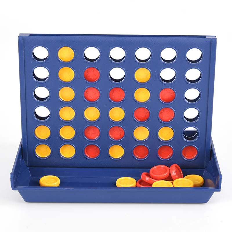Newest Connect 4 Game Classic Master Foldable Kids Children Line Up Row Board Puzzle Toys Gifts Board Game