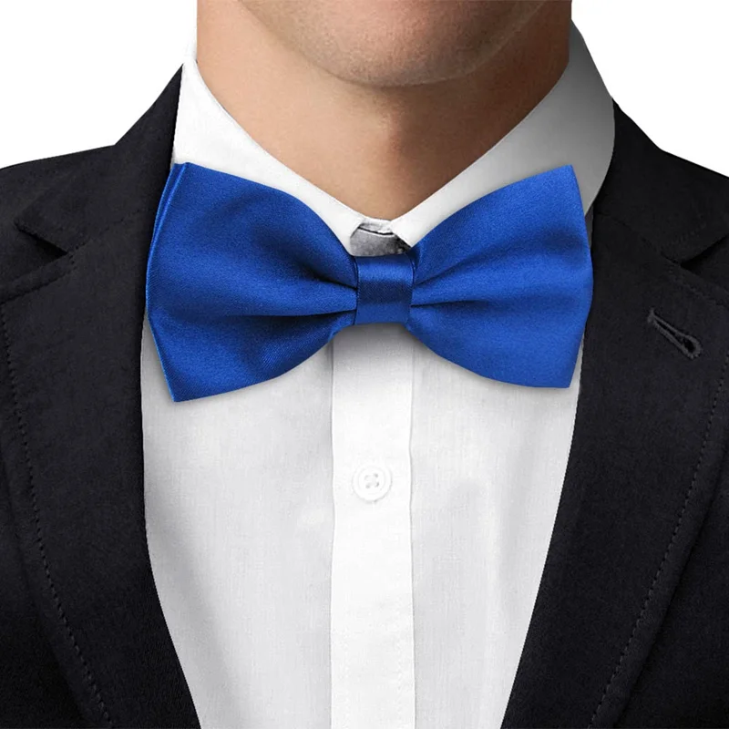 Men's Ties Fashion Tuxedo Classic Mixed Solid Color Adjustable ...