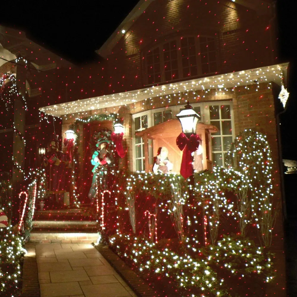 Рождественский наружный лазерный проектор, светильник, Звездный садовый декоративный светодиодный светильник для дома IP44, Рождественский лазерный проектор, натальный светильник