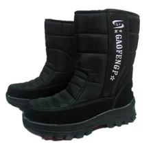 2016 männer wasserdichte jagdstiefel verdickung thermische schneeschuhe im freien warm-pelz-schuhe militärischer wüste stiefel männlichen