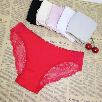 

Sexy pant gauze underwear lace perspective women Sexy lingerie women lace pants exposed female G-string 12pcs ah74
