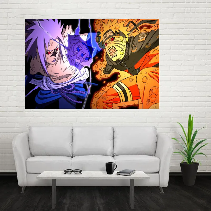 Nice Naruto Poster Custom Canvas Poster Art Home Decoration Cloth