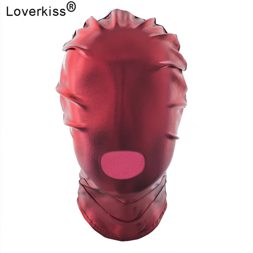 Loverkiss взрослые игры БДСМ бондаж капюшон Фетиш маска эротические игрушки