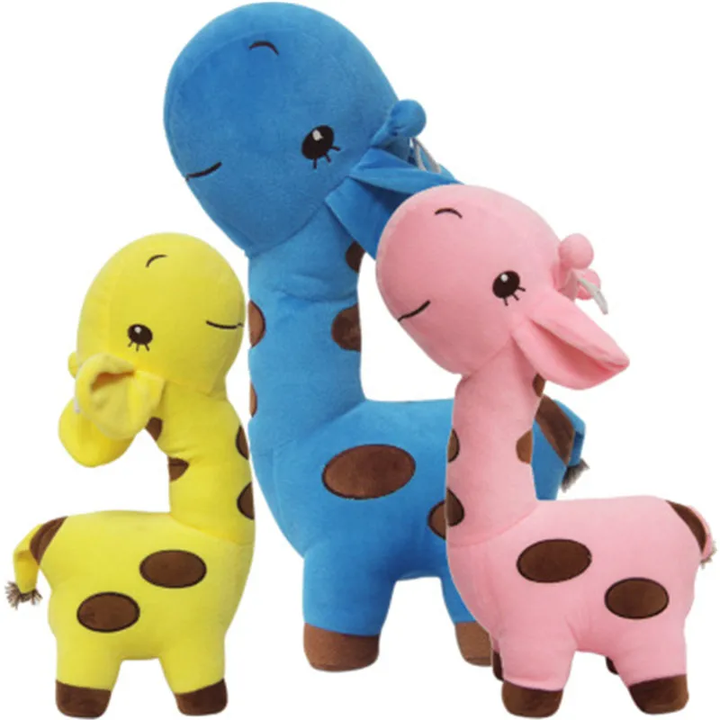 30 cm jirafa linda de La felpa relleno muñeca suave bebé niños divertido juguete animales peluches cumpleaños kawaii regalo para los niños creativos 30 cm jirafa linda de La felpa relleno muñeca suave bebé niños divertido juguete animales peluches cumpleaños kawaii regalo para los niños creativos