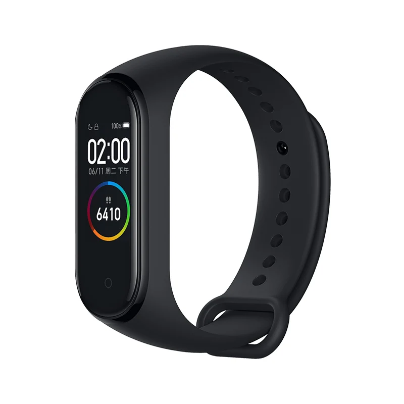 Xiaomi Mi Band 3 4 мгновенное сообщение фитнес-трекер для измерения сердечного ритма OLED сенсорный экран водонепроницаемый смарт-браслет - Цвет: Xiaomi Band 4 blank