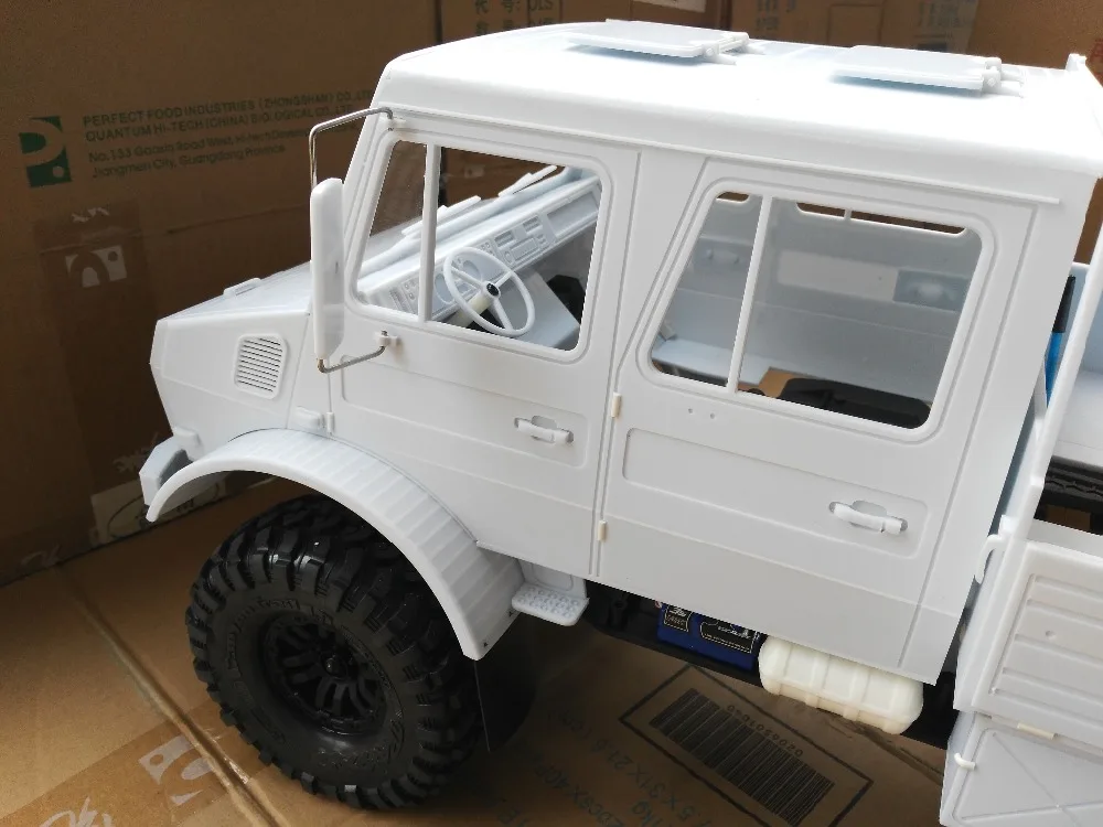 1/10 Unni monk BENZ Неокрашенный Комплект деталей тела для Jraxxas T4 TRX4 Defender D110 Land Rover Rock гусеничный корпус осевой AX90046