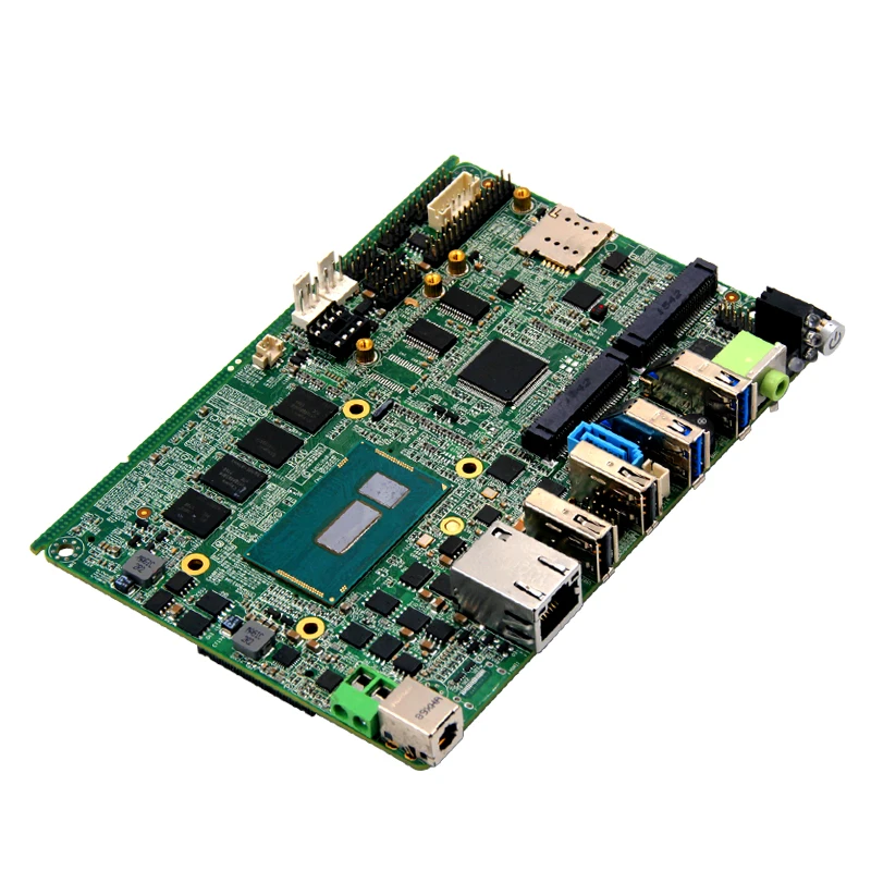 3,5 дюймов процессор intel core I3 8 usb порт Встроенная Материнская плата с 4 Гб DDR3L dual lan материнская плата