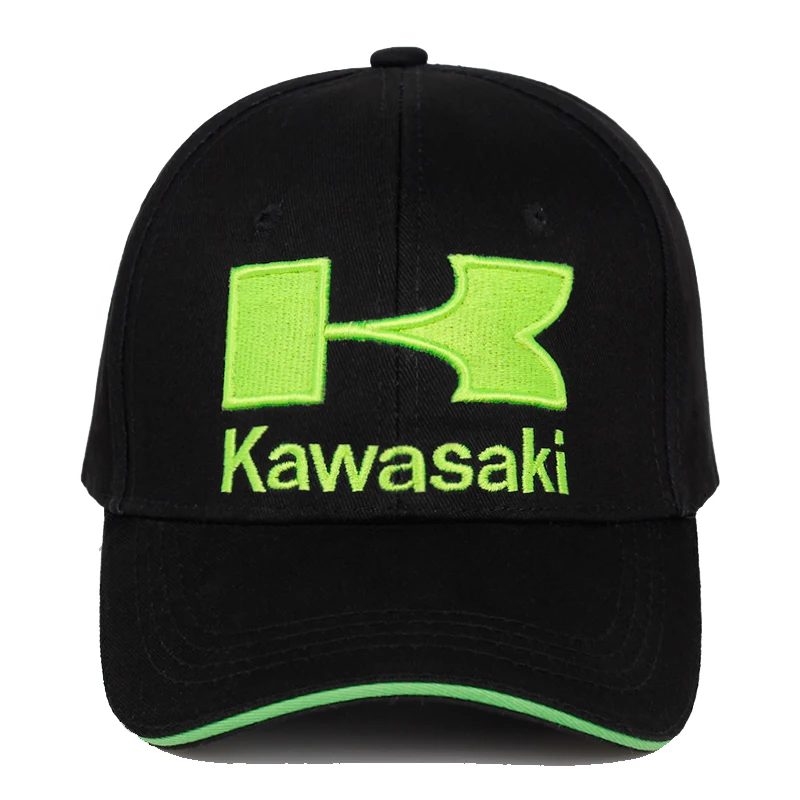 Новинка, бейсболка с вышивкой kawasaki, хип-хоп, модная, хлопок, шапка для улицы, для мужчин и женщин, солнцезащитные шапки бейсболки