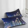 Funda de almohada 3D HD, funda de almohada 50x7 0/50x7 5/50x8 0/70x70, funda decorativa para cojín ciudad de noche, diseño personalizado ropa de cama Envío Directo ► Foto 1/5