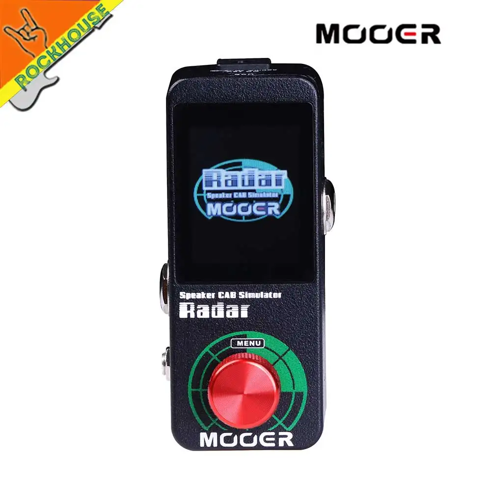 

MOOER Radar CAB Simulator with 30 Speaker Cabinet Models 11 Microphone models 36 user presets Capable of loading custom IRS