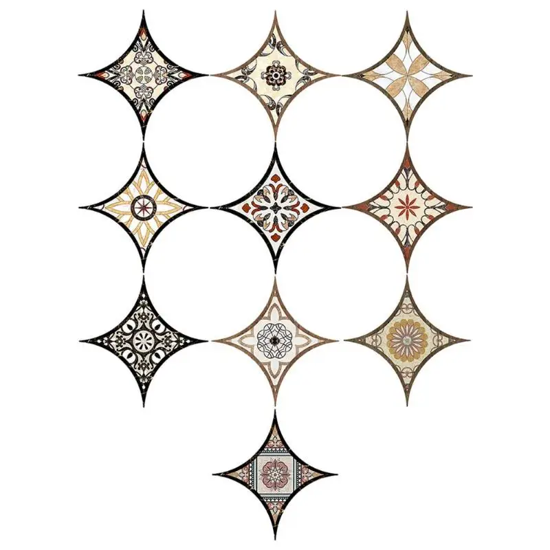 10 шт. ПВХ самоклеющиеся наклейки на стену s 3D DIY водонепроницаемый маслостойкий влагостойкий стикер на стену для кухни и пола наклейка на плитку 20x20 см