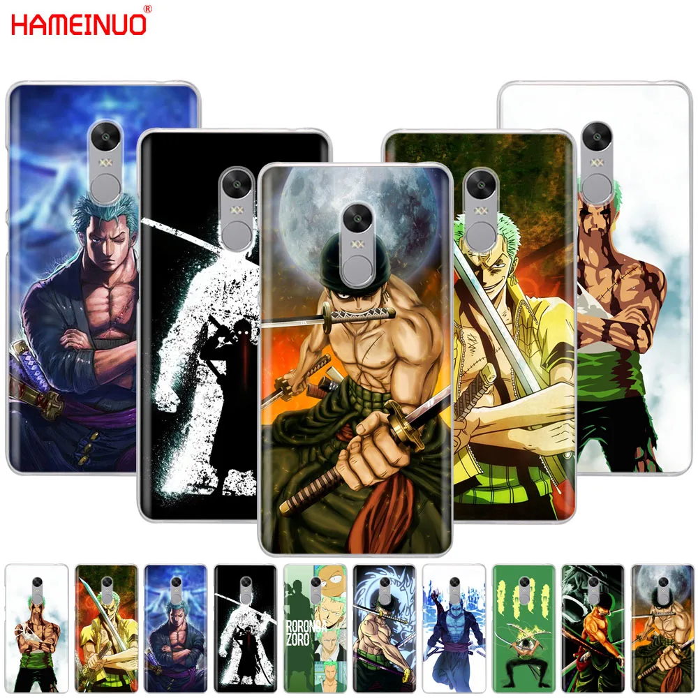 Чехол для телефона с изображением аниме хаминуо Roronoa Zoro Xiaomi redmi 5 4 1s 2 3 3s pro PLUS note 4X 4A