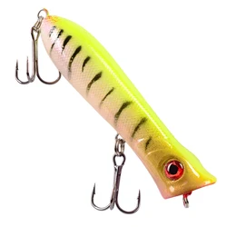Enhanced Popper Fishing Lure - Premium Floating Hard Bait for Bass and Pike Fishing (5)