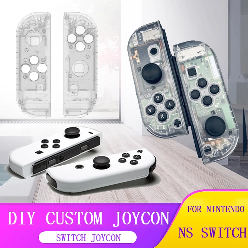 Для nintendo Switch NS NX Joy-Con контроллер DIY пользовательский сменный корпус Joy Cons белый чехол для nintendo Switch Joycon