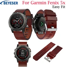 26 мм кожаный ремешок для часов Garmin Fenix 5X3 сменный ремешок для часов быстросъемный ремешок для часов Garmin Fenix3 HR Fenix 5X Plus